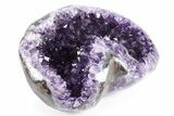 Sparkly Deep-Purple Amethyst Geode - Uruguay #357213-2